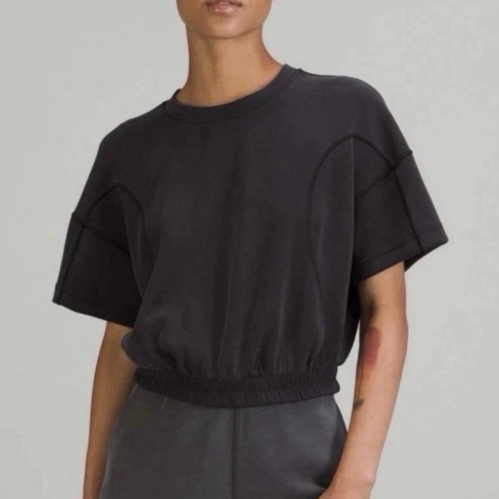 Lululemon Softstreme Gathered Shirt Black
